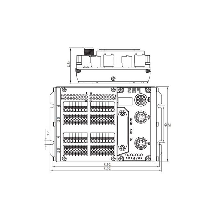 CC-Link协议、IP20、32DI、NPN、端子式、远程模块、009D31